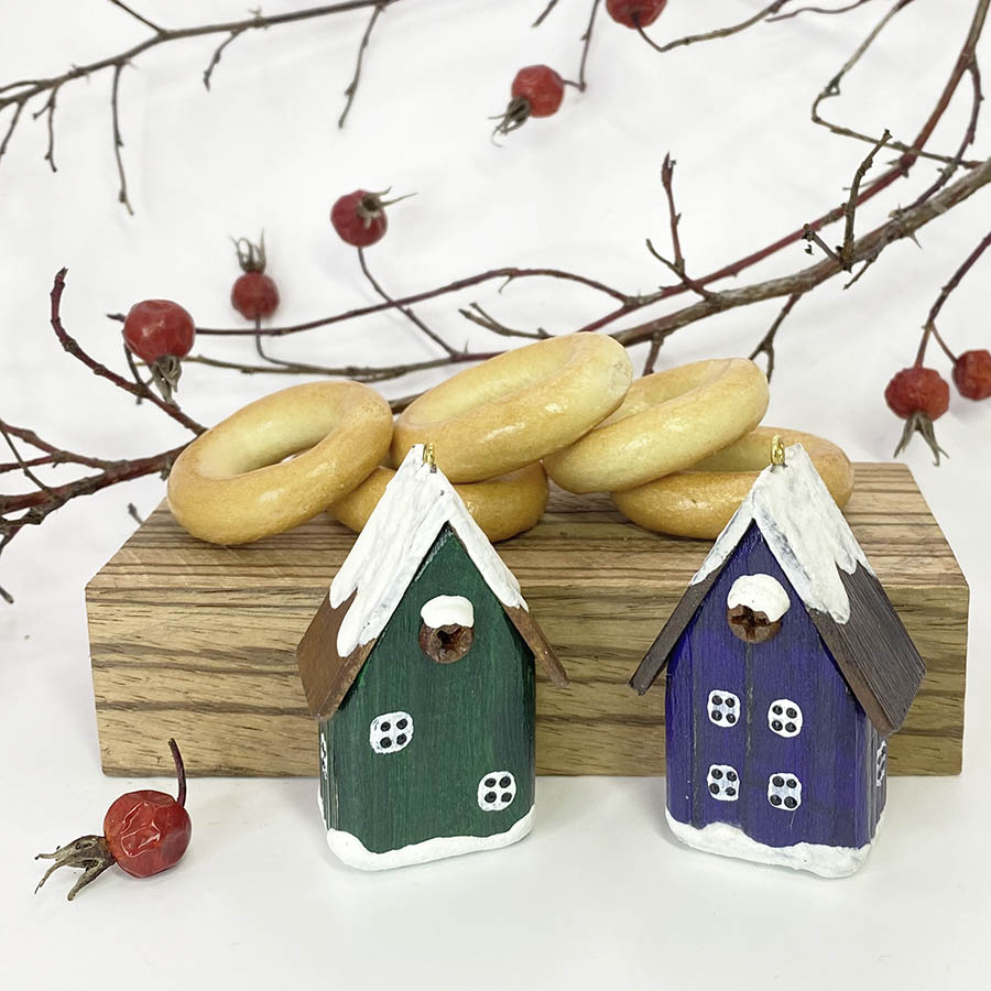 Набор домиков из дерева 202005