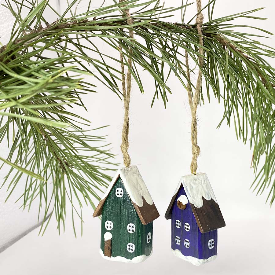 Набор домиков из дерева 202005