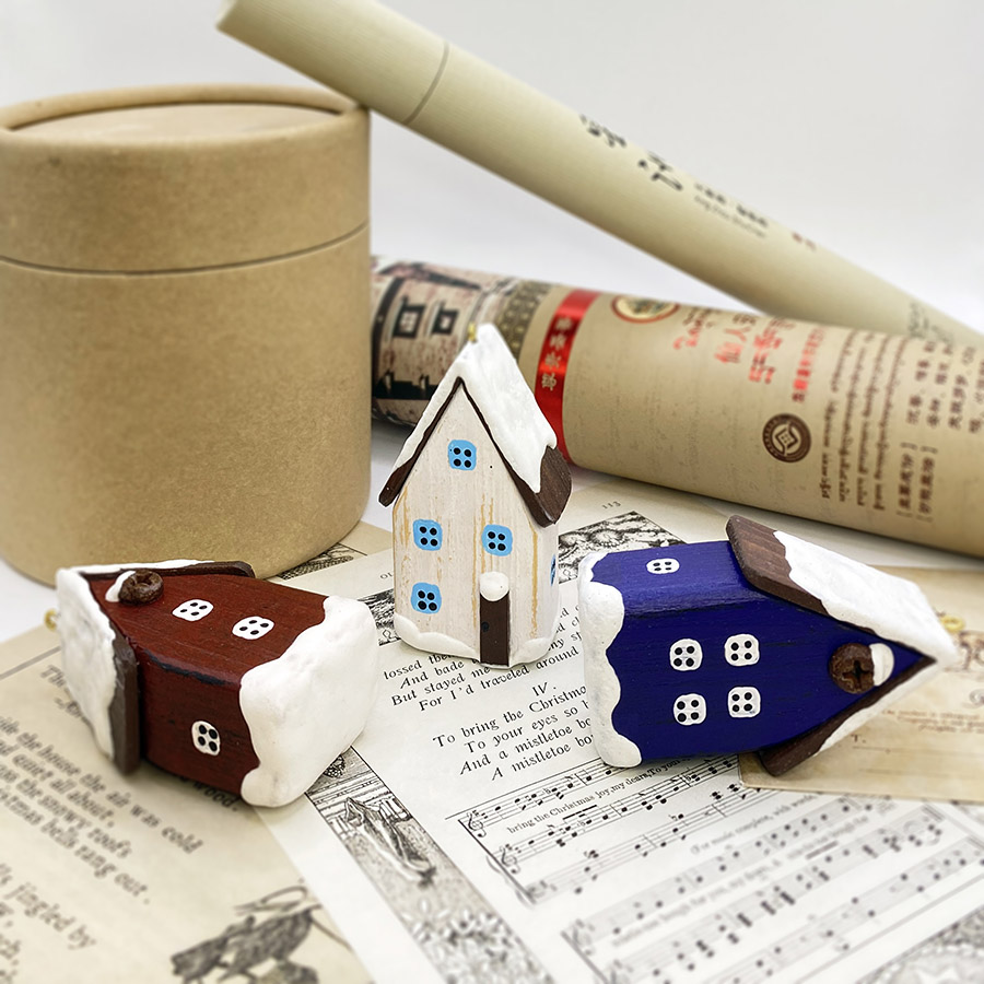 Набор домиков из дерева 203003