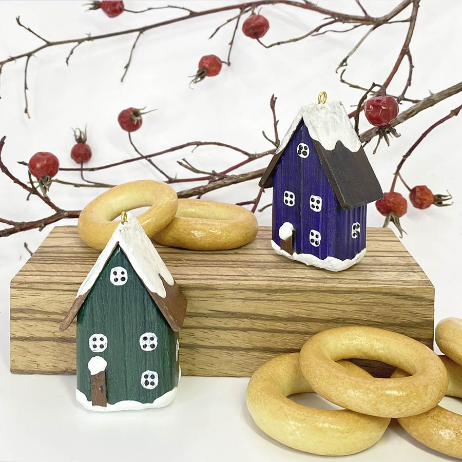 Набор домиков из дерева 202005